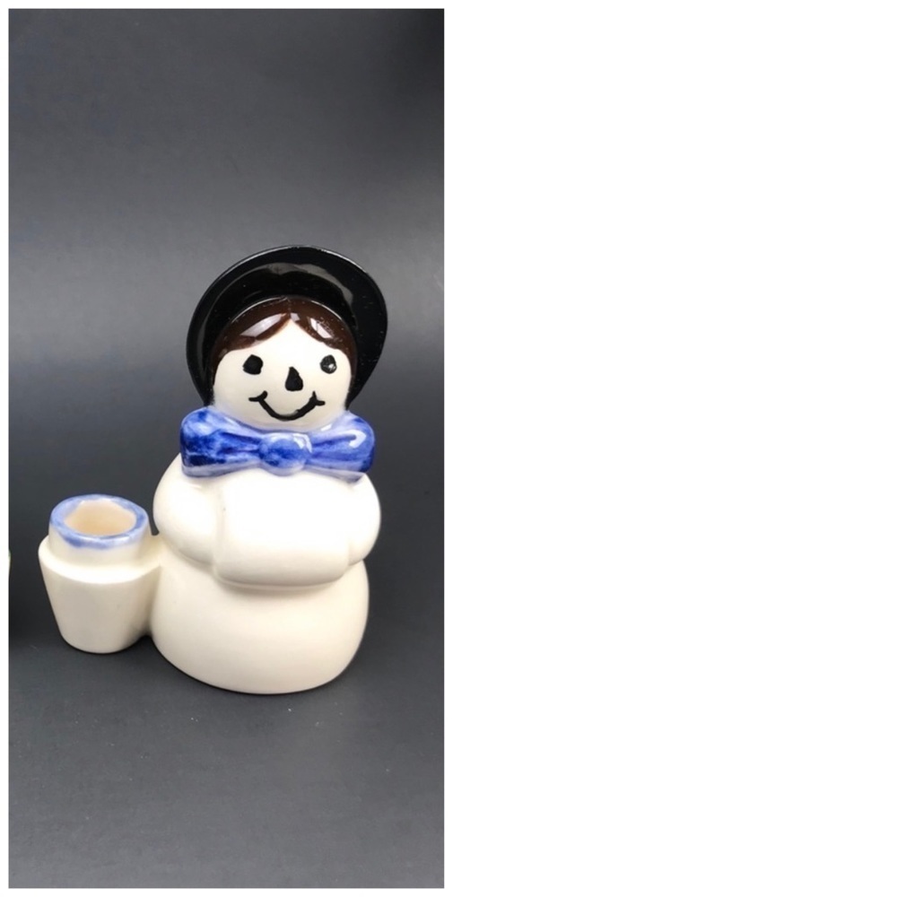 𝅺Vintage 1979 Mrs Frosty Ceramic Toothpick Holder